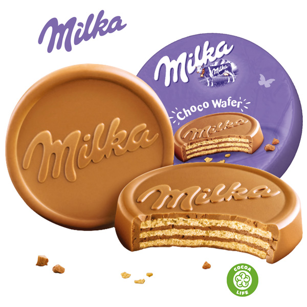 Milka Choco Wafer, inkl. 4-farbigem Druck