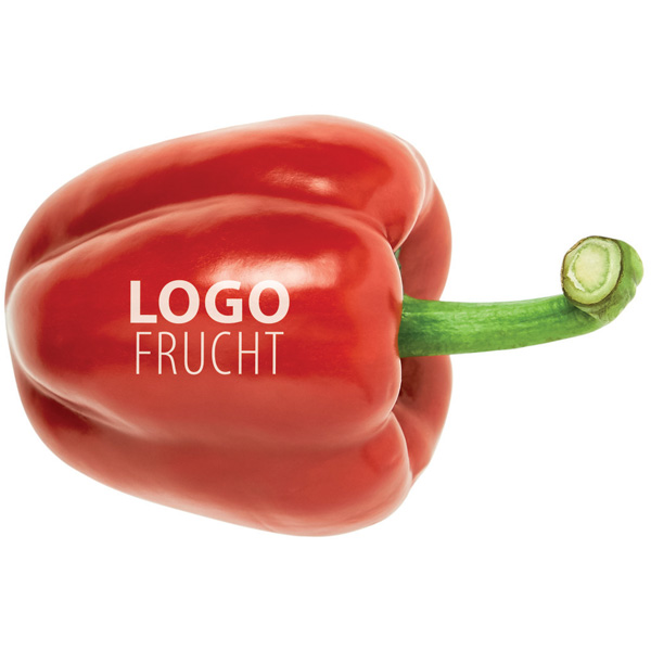 Logo Frucht Paprika, inkl. 1-farbigem Druck