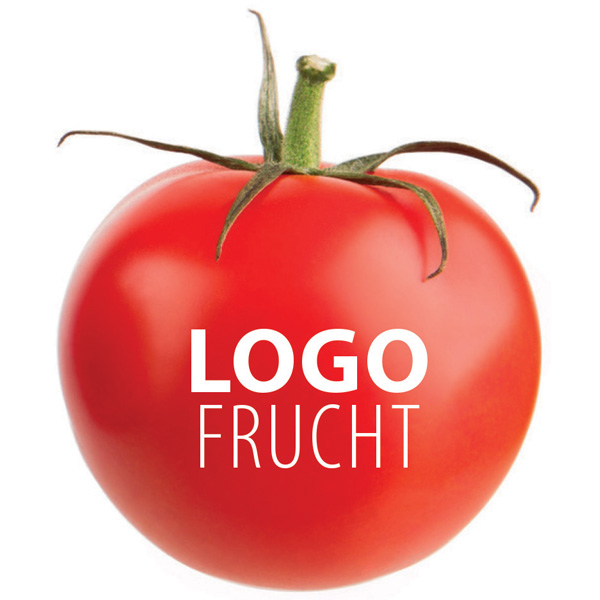 Logo Frucht Tomate, inkl. 1-farbigem Druck