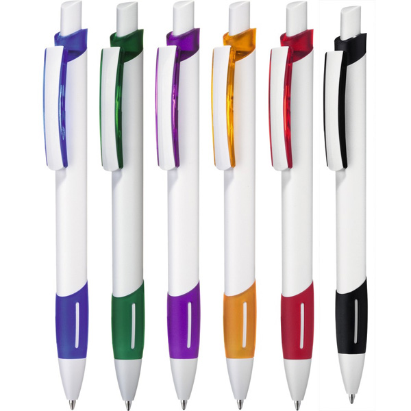 Kugelschreiber uma Stripe, inkl. 4-farbigem Tampondruck