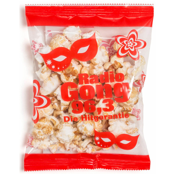 Süßes Popcorn im Werbetütchen, inkl. 4-farbigem Druck