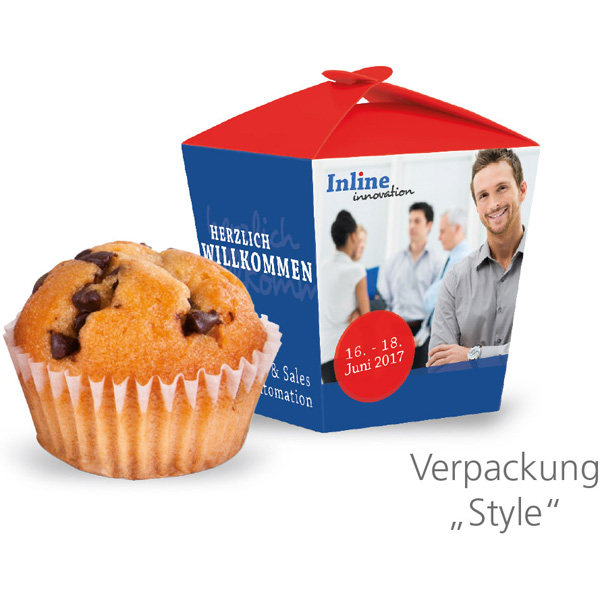 Muffin "Mini" Verpackung "Style" inkl. 4-farbigem Druck