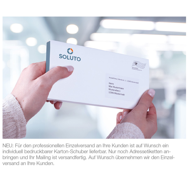 Lindt Schokoherzen-Mailing Professional, inkl. 4-farbigem Druck