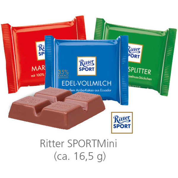 Promotion-Anhänger Ritter SPORT, inkl. 4-farbigem Druck