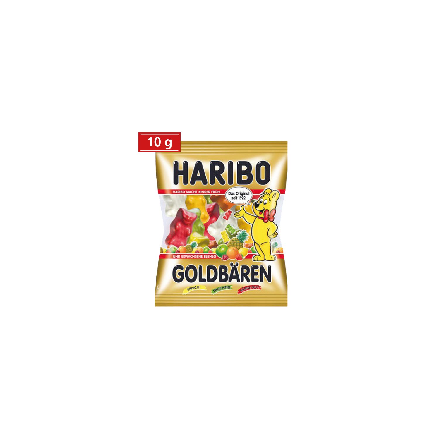 HARIBO Oster-Fruchtgummi-Briefchen, inkl. 4-farbigem Druck