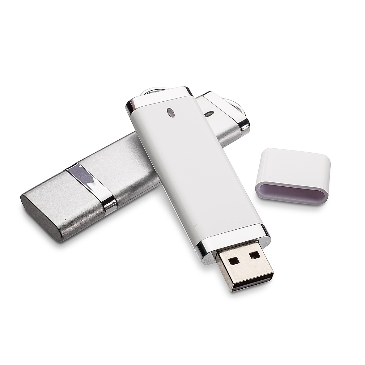 USB Stick "Elegant" ohne Rubber, inkl. Druck
