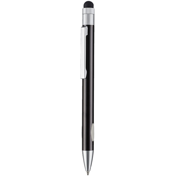 Kugelschreiber Space-Touch Black, inkl. Druck oder Lasergravur