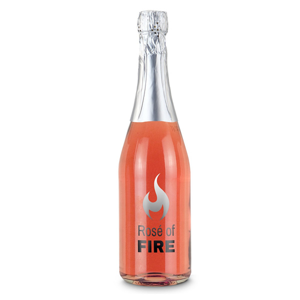 Rosé of Fire Secco 0,75 l, inkl. 4-farbigem Druck 