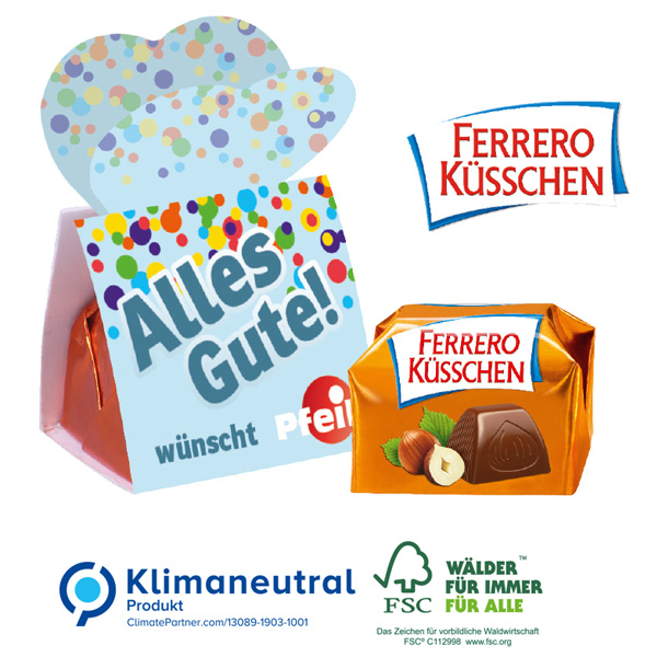 Ferrero Küsschen 1er, inkl. 4-farbigem Druck