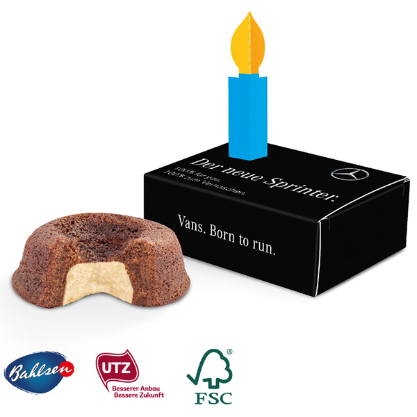 Bahlsen Minikuchen in Gratulations-Box, inkl. 4-farbigem Druck