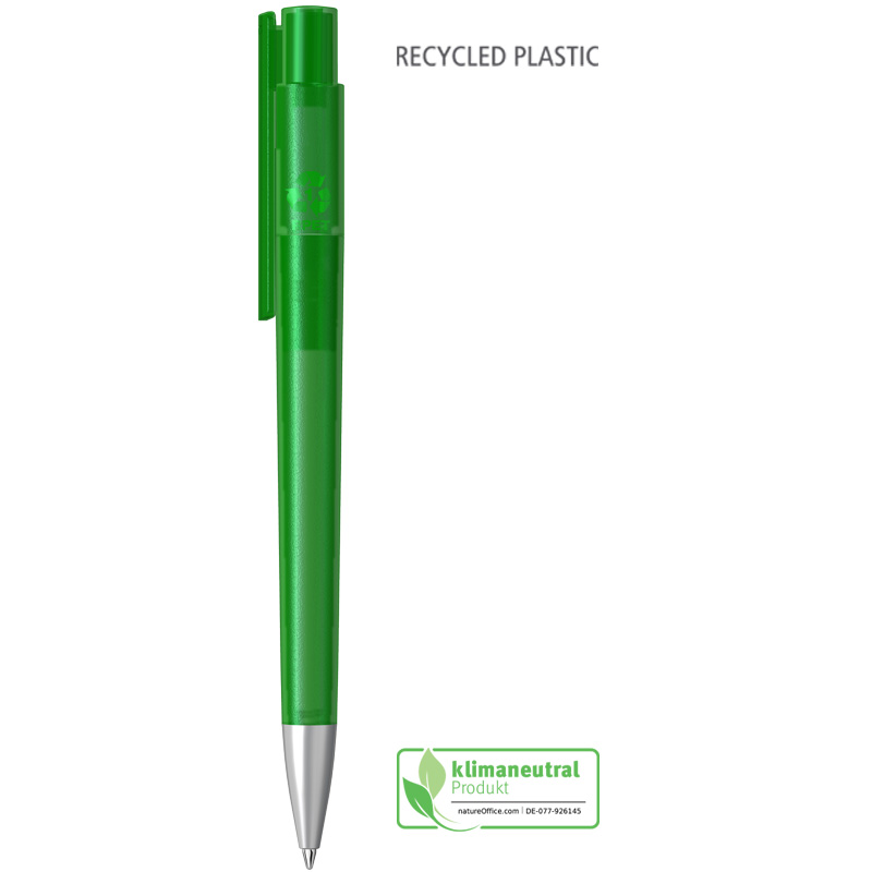 uma Recycled Pet Pen Pro frozen SI Kugelschreiber, inkl. Druck