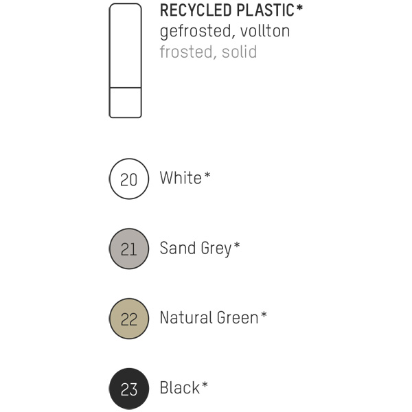 Lippenpflege Lipcare Recycled Plastic, inkl. Druck 