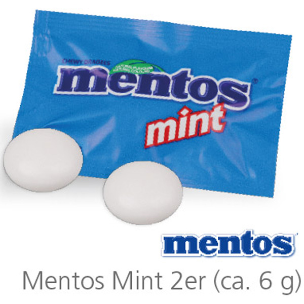 Promotion-Anhänger Mentos Mint, inkl. 4-farbigem Druck