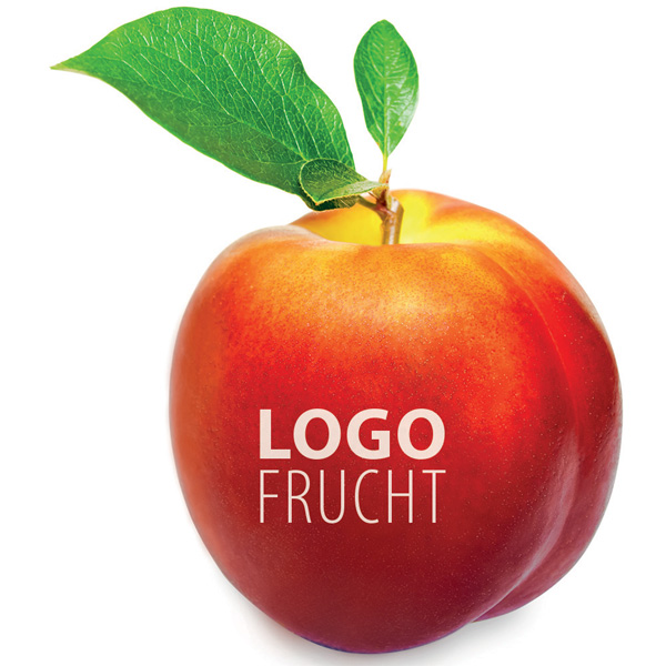 Logo Frucht Nektarine, inkl. 1-farbigem Druck