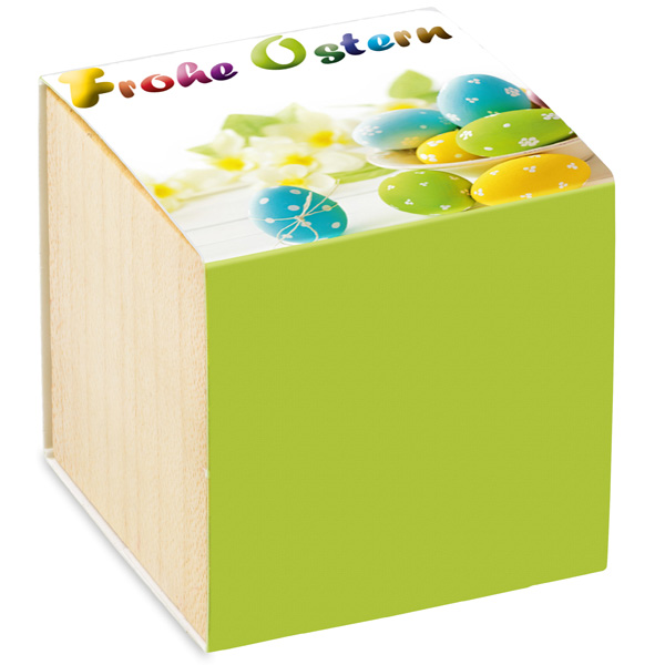 Pflanz-Holz Ostern, inkl. 4-farbigem Druck