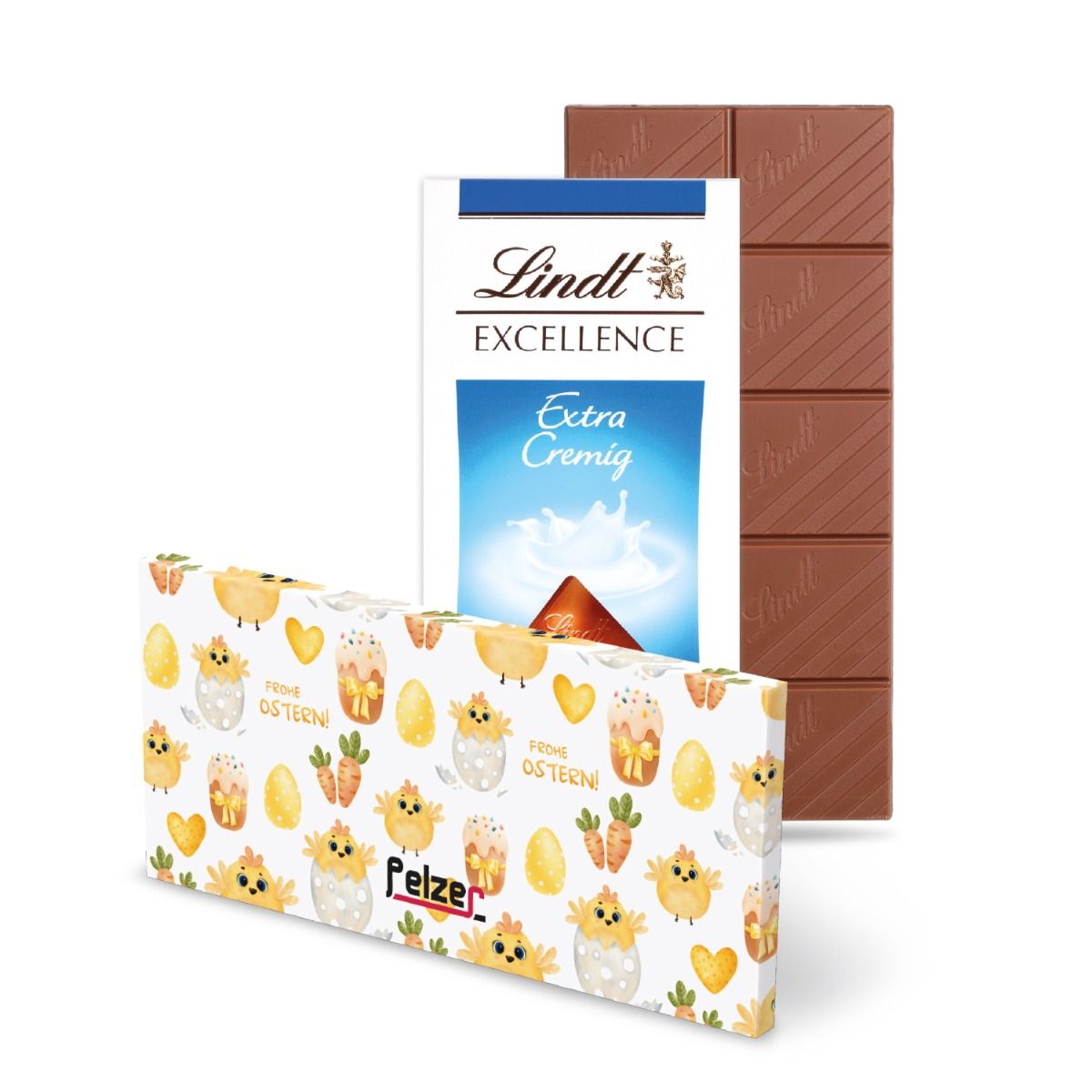 Lindt Excellence Schokolade zu Ostern, inkl. 4-farbigem Druck