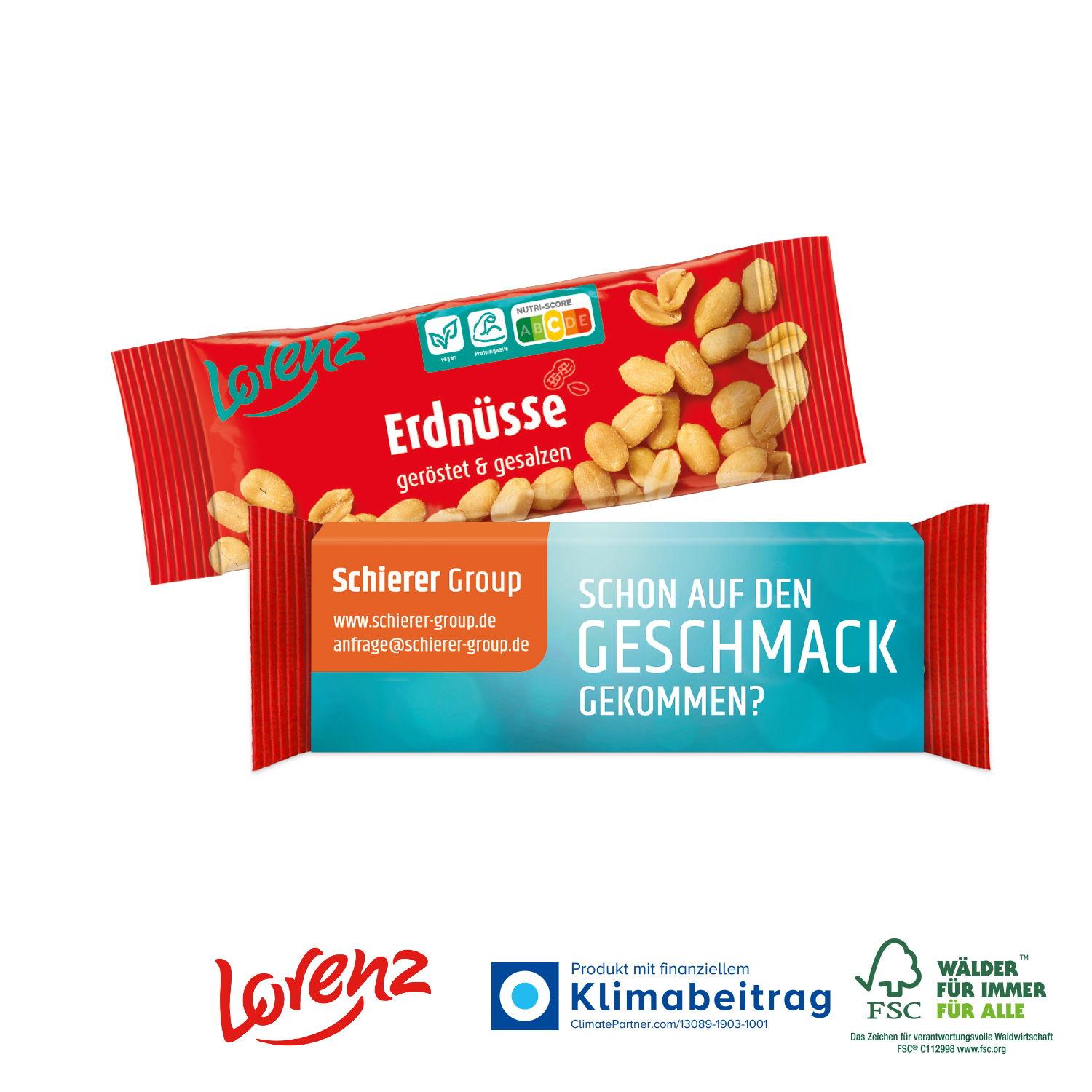Promo-Snack mit Lorenz Erdnüssen, inkl. 4-farbigem Druck