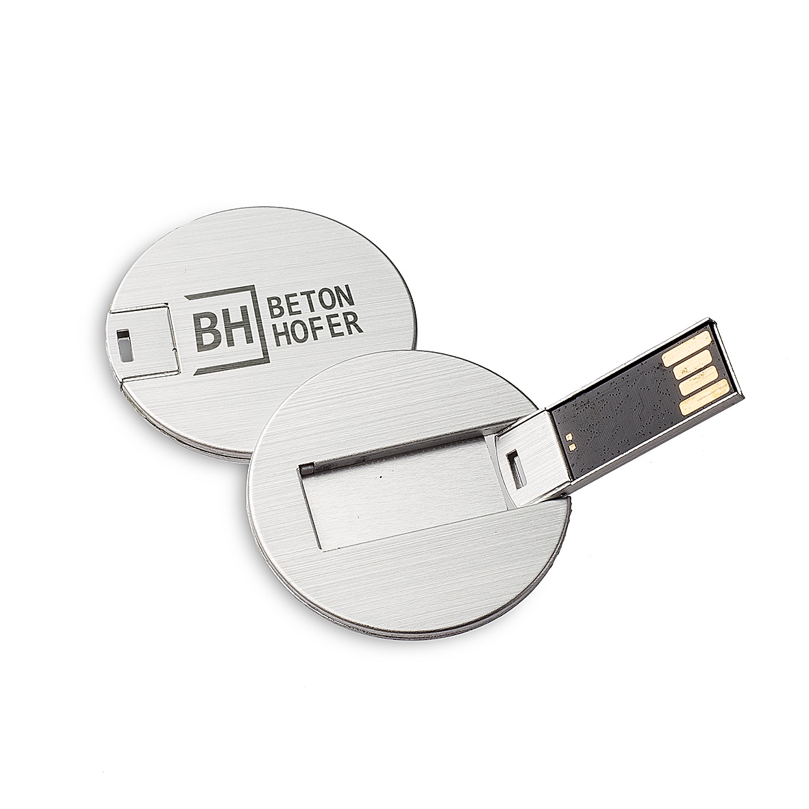 USB Stick "Card Round", inkl. Druck