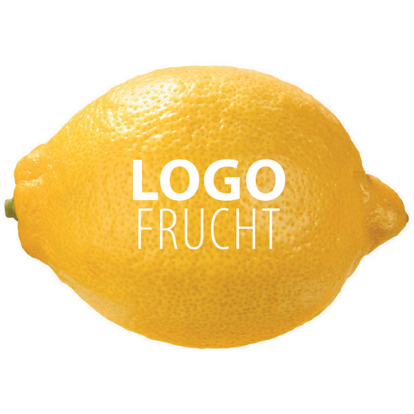 Logo Frucht Zitrone, inkl. Logo-Druck
