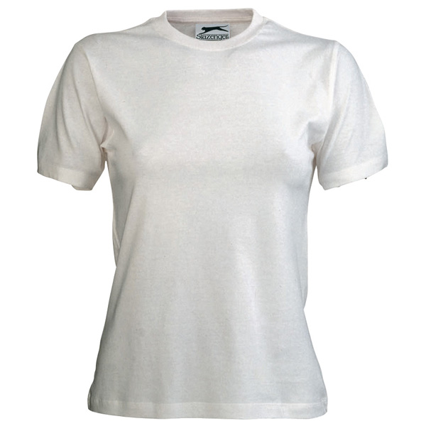 Damen T-Shirt Marke/ Slazenger, 1-farbig bedruckt