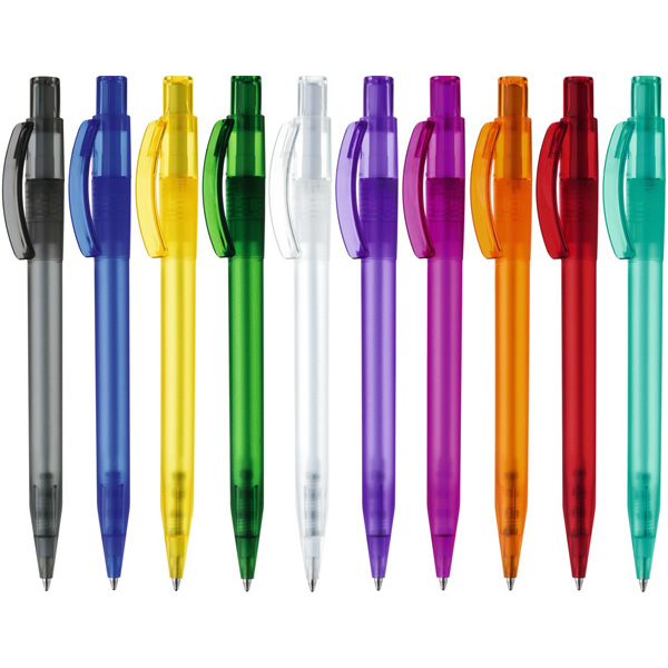 Kugelschreiber uma Pixel Frozen, inkl. 1-farbigem Siebdruck 