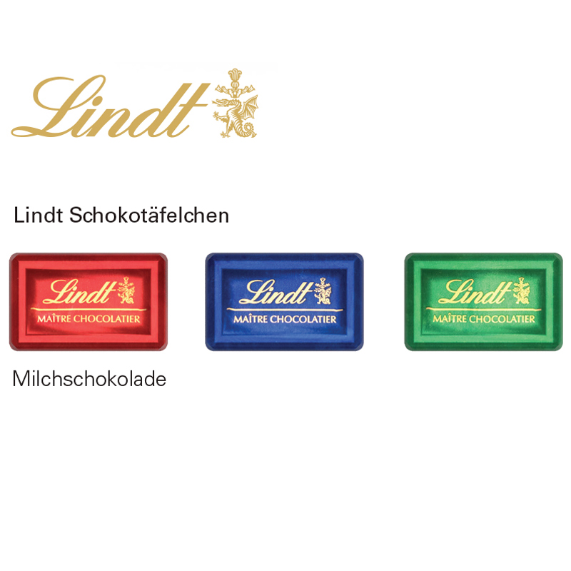 Marken Wand-Adventskalender mit Lindt, inkl. 4-farbigem Druck