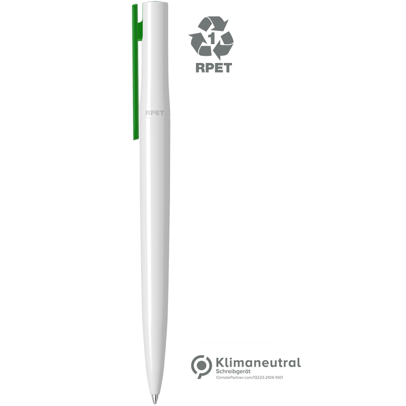 uma Recycled Pet Pen Switch K transparent Kugelschreiber, inkl. Druck
