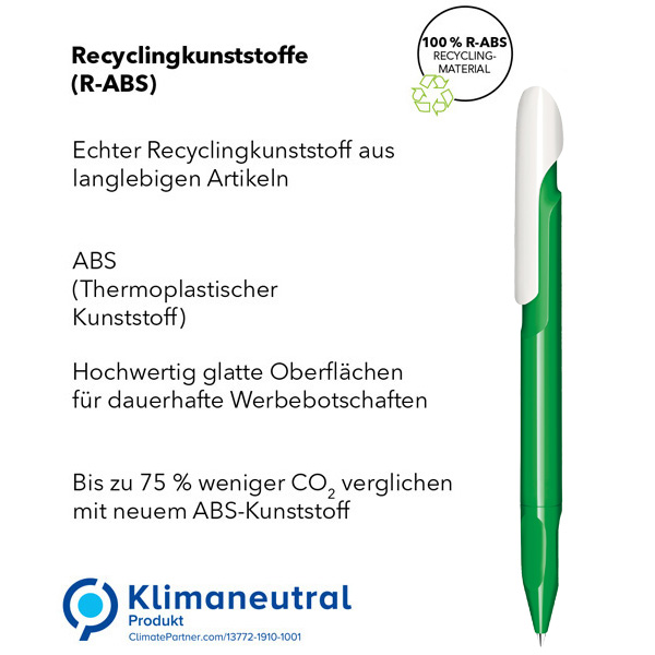 Kugelschreiber Evoxx Duo Polished Recycled, inkl. Druck