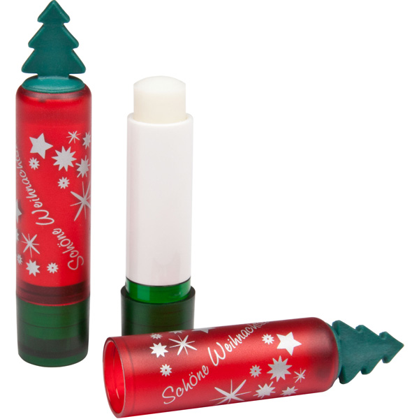 Lippenpflegestift Weihnachtsbaum, inkl. Druck