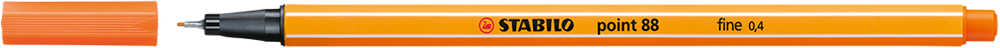 STABILO point 88 Fineliner - gelbrot