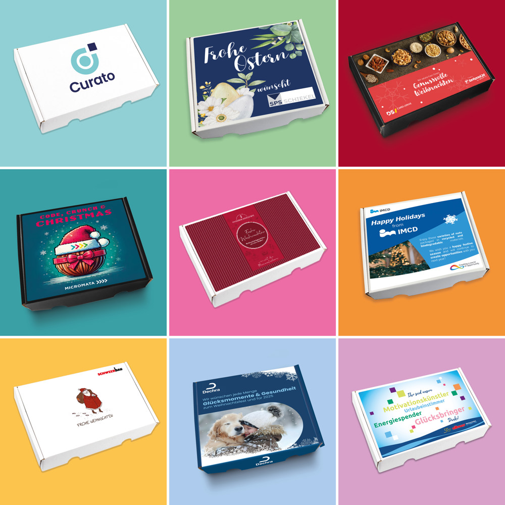 Geschenkkarton mit 2 Premium Snacks - Oster-Edition