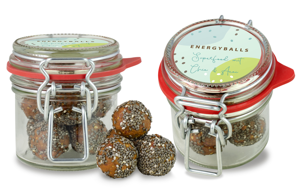 Bügeglas XS Energyballs Superfood