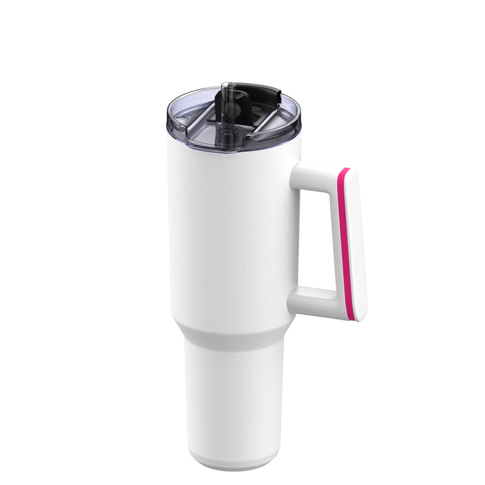 Thermobecher RETUMBLER-myKINGS CANYON 900 - magenta, weiß