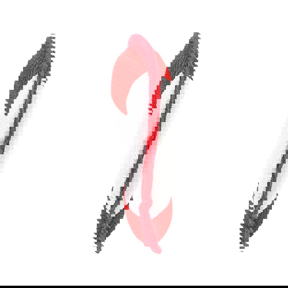 Hundespielzeug Flying Disc, weiß/rot, S