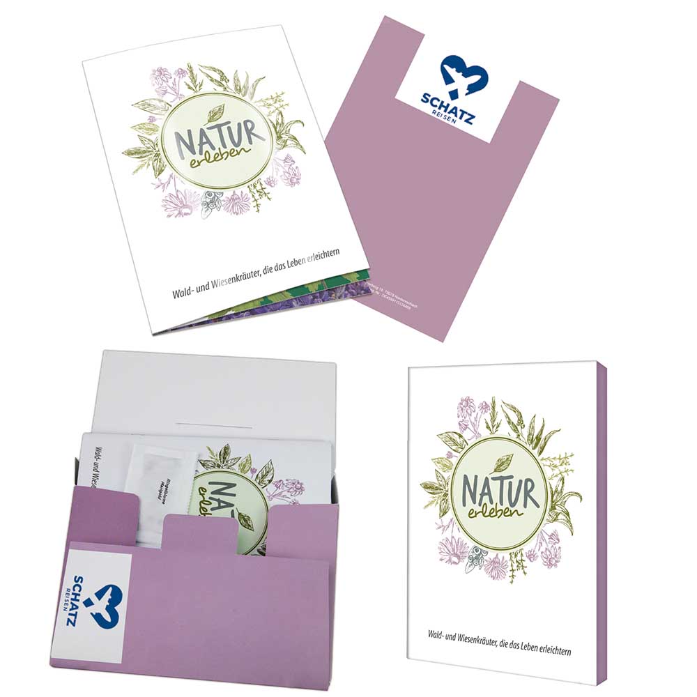 Themen-Set „Natur erleben“ - Set - mit 1-c Logoeindruck