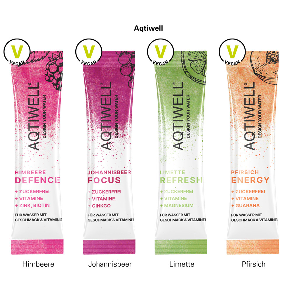 Werbekarte Midi, Aqtiwell® FOCUS