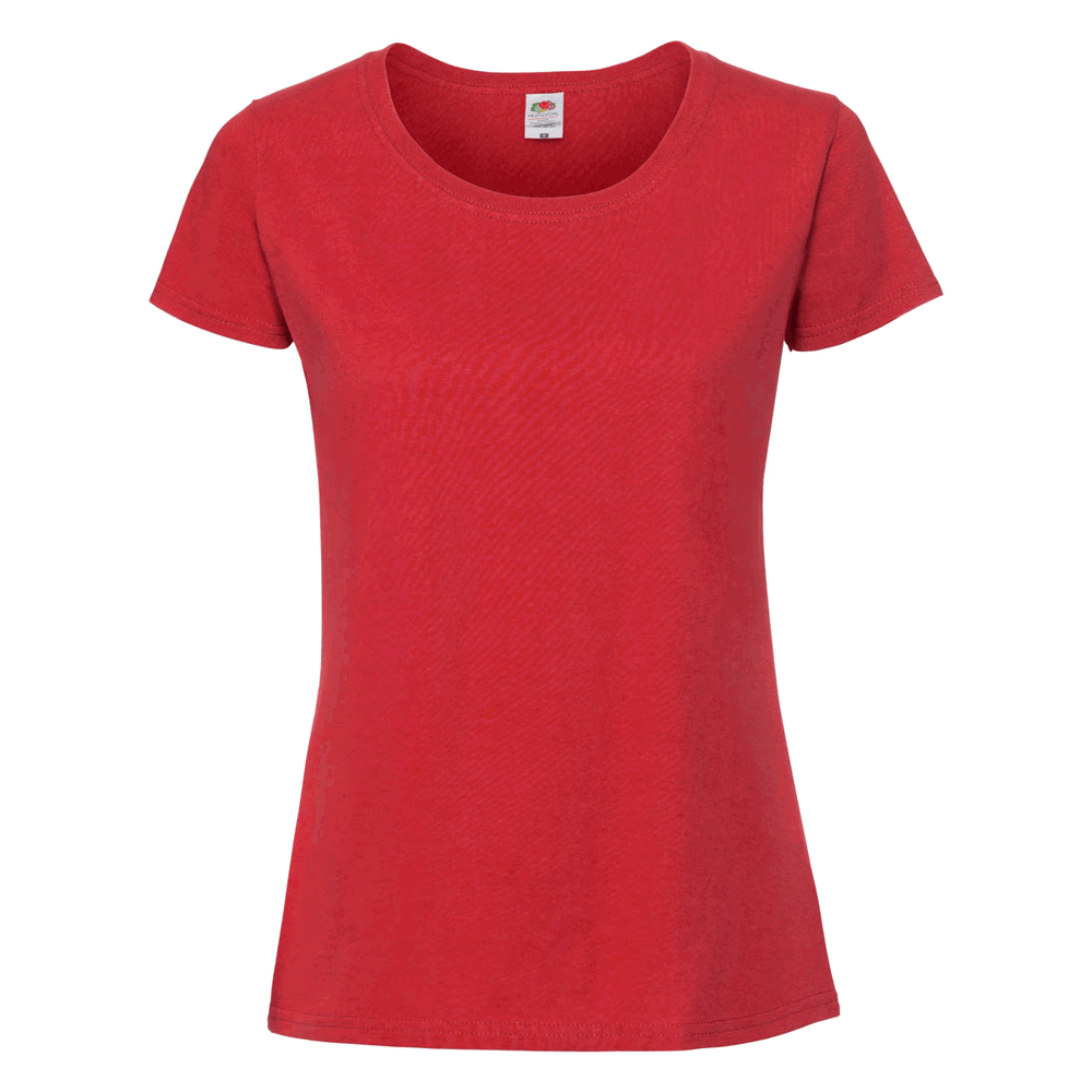 614240 - Ladies Iconic 195 T-Shirt (zuvor: Ladies Ringspun Premium T-Shirt) - rot