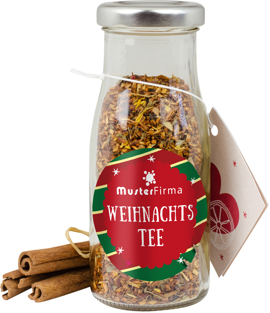 DIY Flasche Weihnachtstee