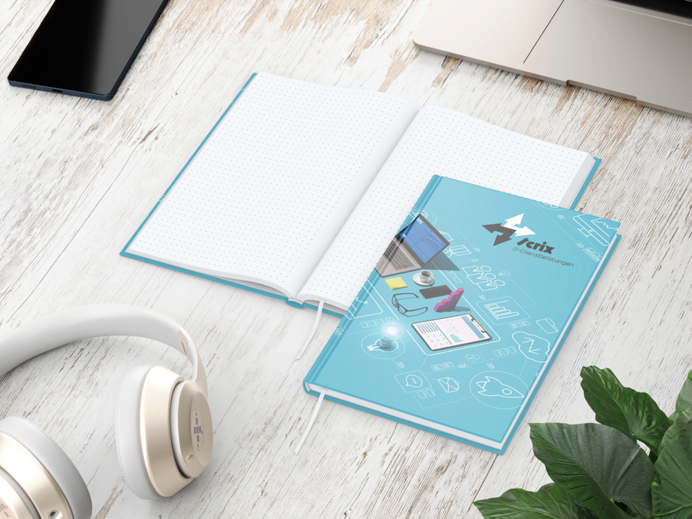 Notizbuch Note-Book, A5, Punktraster, matt