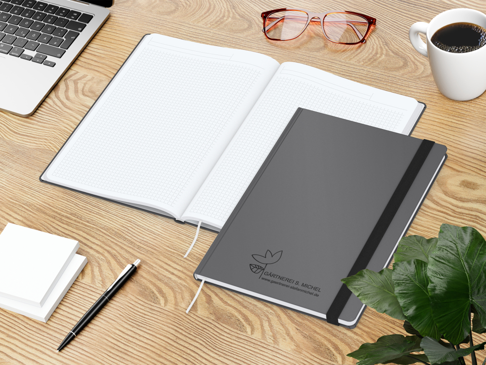 Notizbuch Smart-Book, A4, Prägung