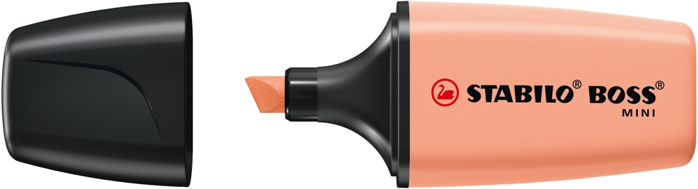 STABILO BOSS MINI Pastel Leuchtmarkierer - cremige Pfirsichfarbe
