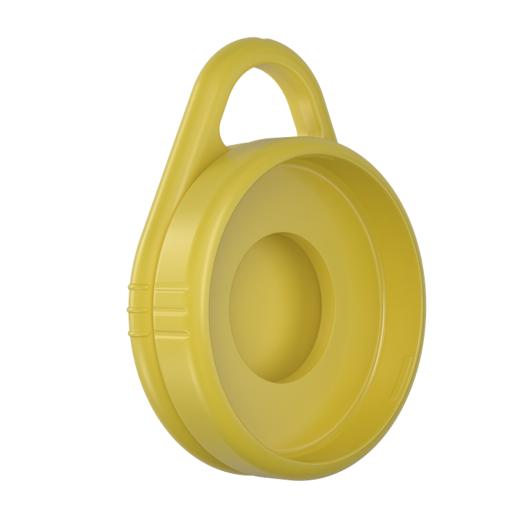 Schlüsselanhänger RITTER-CLICK TRACKING - zitronen-gelb