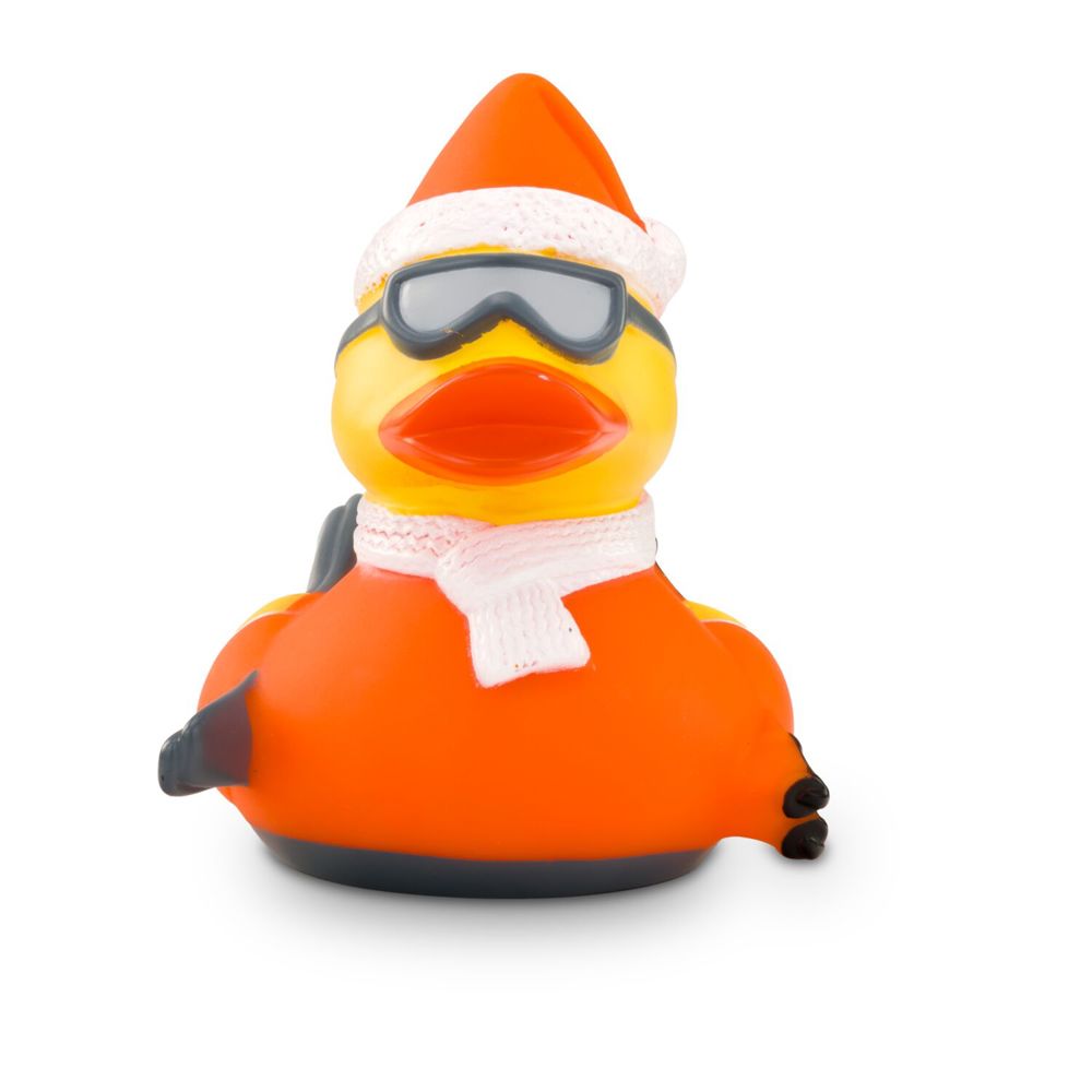 Werbeente Timo Tiefschnee Orange