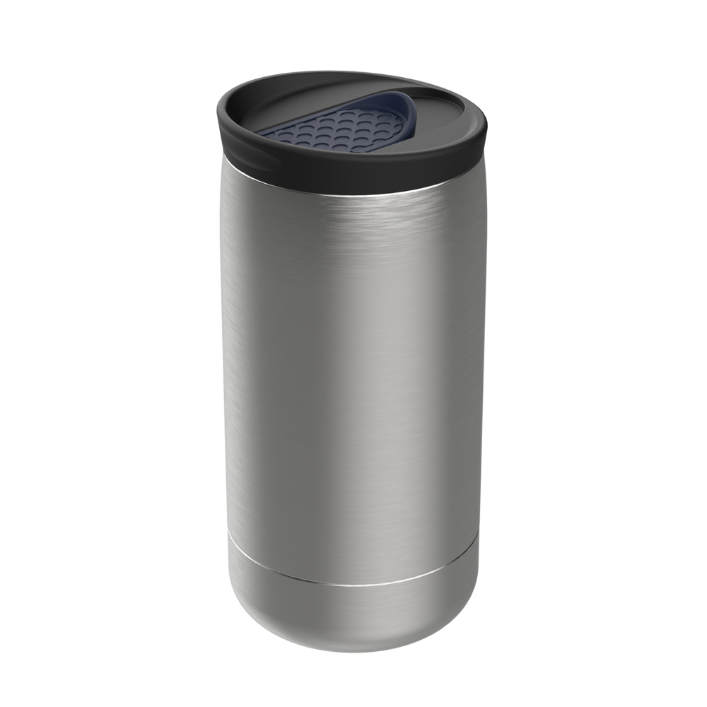 Thermobecher RETUMBLER-myNIZZA - schwarz, silber, marineblau