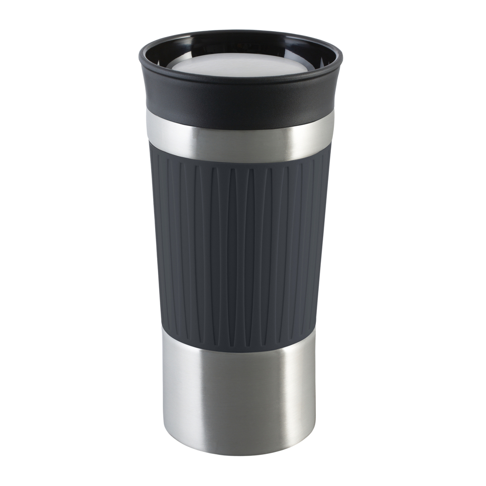 Thermobecher RETUMBLER-myKINGSTON - schwarz, silber, dunkelgrau