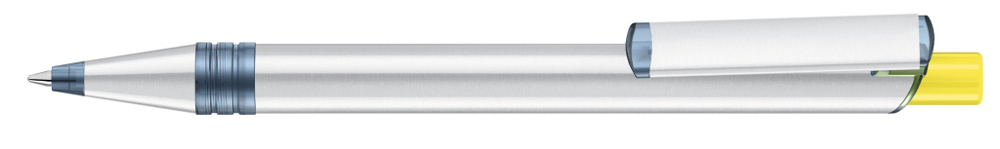 RECYCLED PET PEN ALUMA transparent - gelb