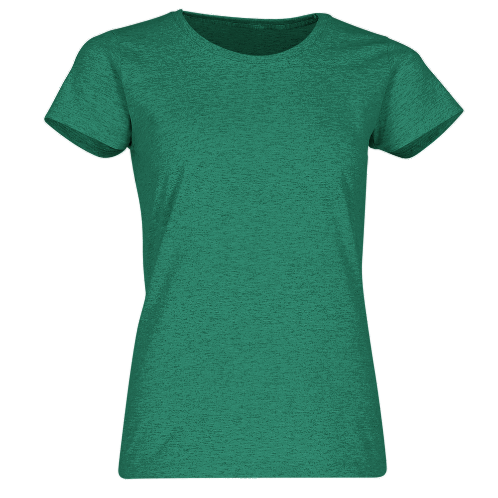 613720 - Ladies Valueweight T-Shirt - retro grün meliert