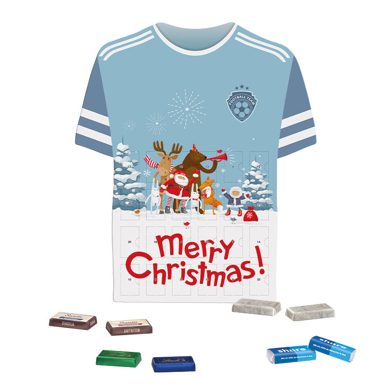 Täfelchen Adventskalender Trikot