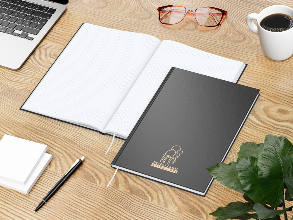 Notizbuch Note-Book, A4, Punktraster, schwarz