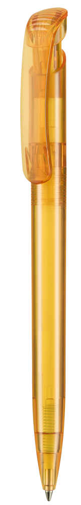 Kugelschreiber CLEAR TRANSPARENT - mango-gelb TR/FR